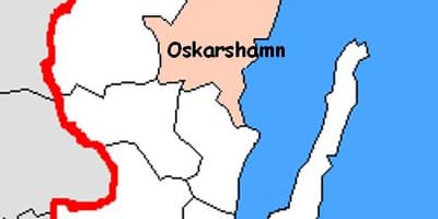 Mapa de Oskarshamn Suecia