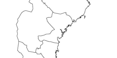 Esquema del mapa de Suecia