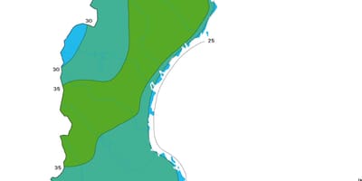 Mapa climático de Suecia